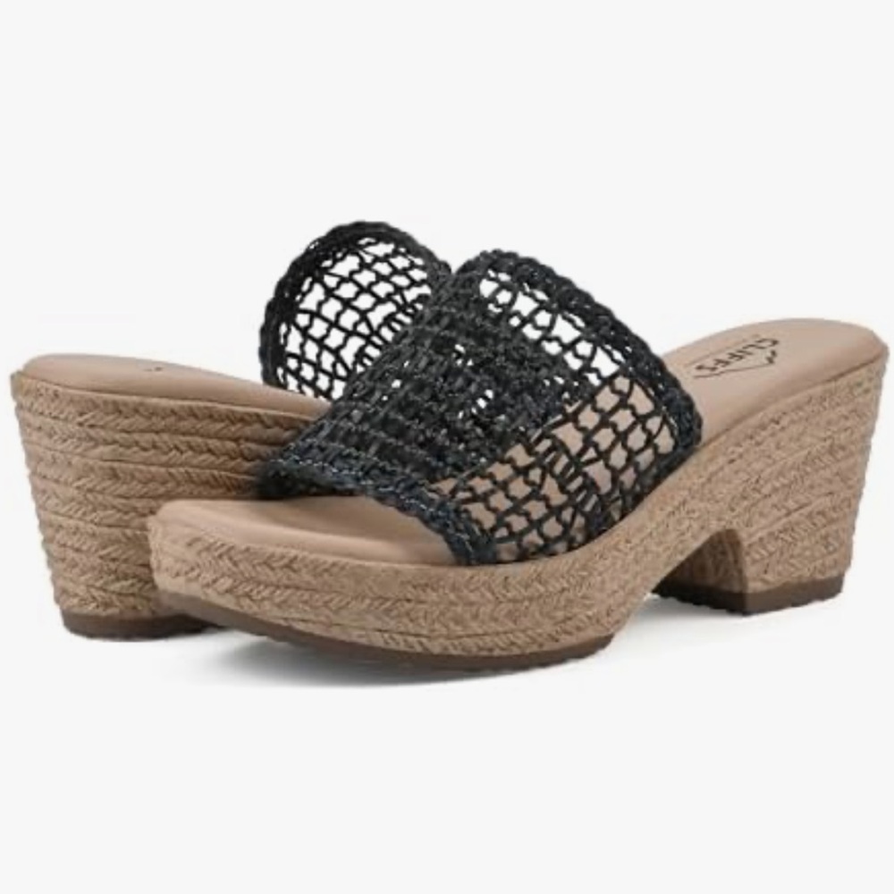 Cliffs by White Mountain Biankka Women's Platform
Woven Slide Sandals